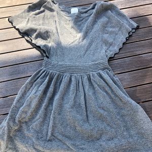 A dress that goes a little above the knees